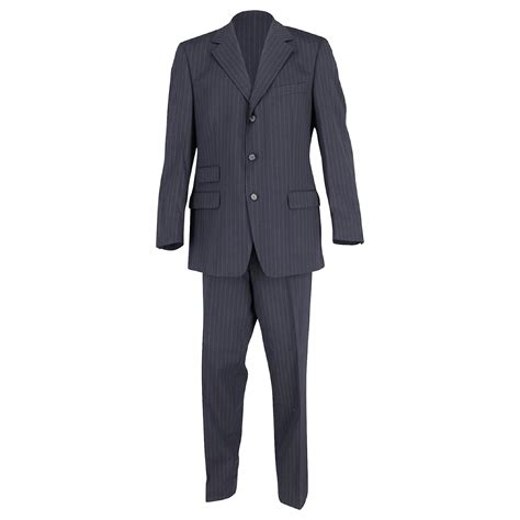 gucci blue pinstripe suit|Gucci Pinstripe Suit .